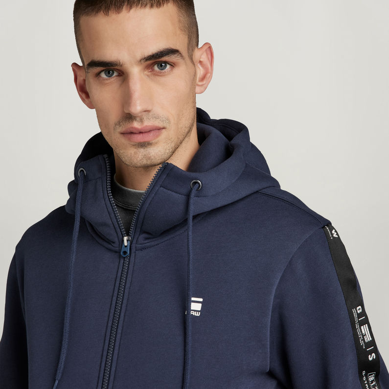G-STAR® Sport A Tape Zip Sweater Dark blue