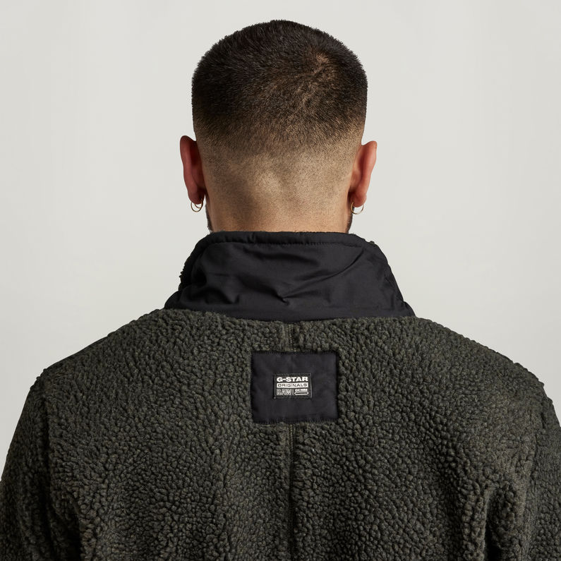 G-STAR® Dast Shearling Knitted Sweater Grey