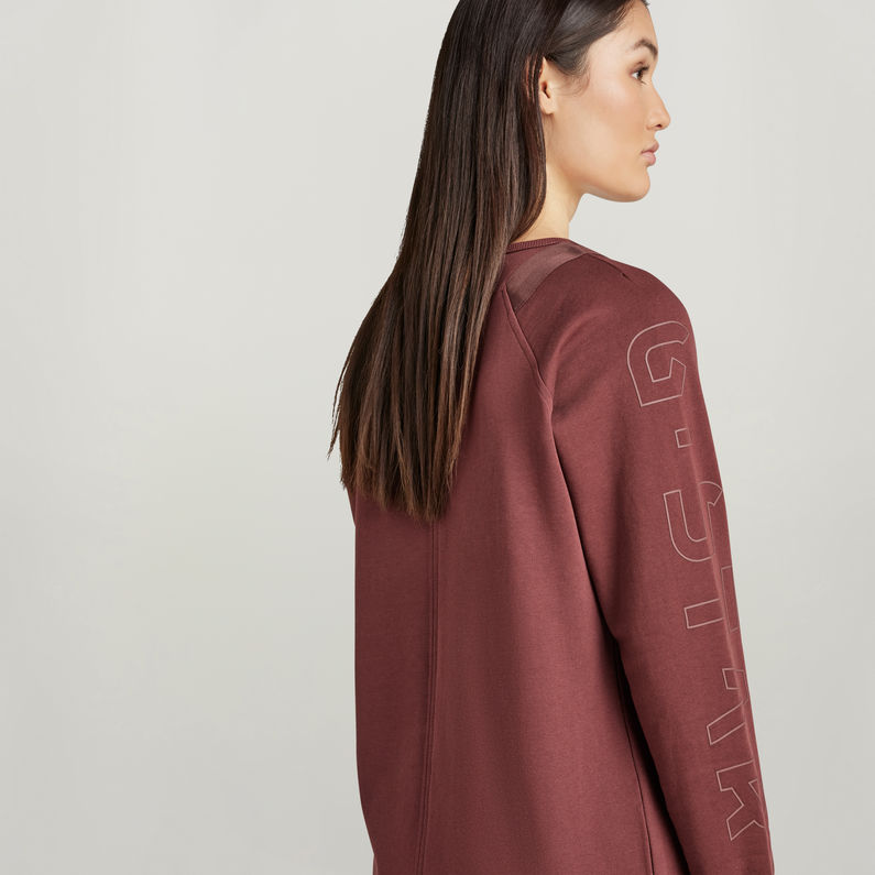 G-STAR® Sleeve Print Tweater Brown