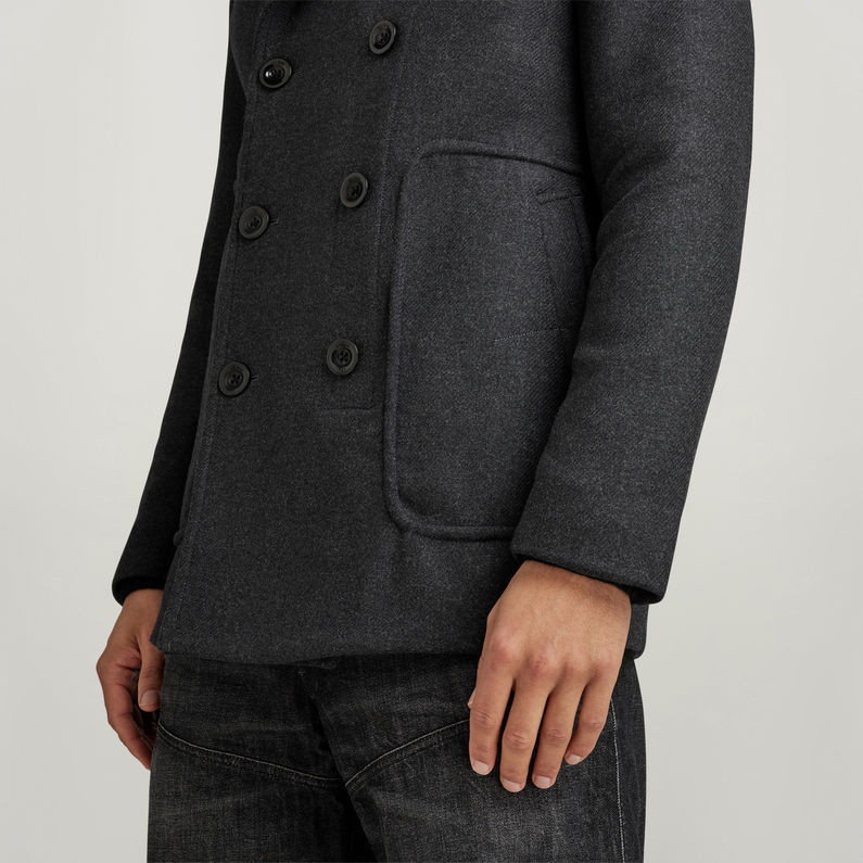 G-STAR® Premium Wool Peacoat Grijs