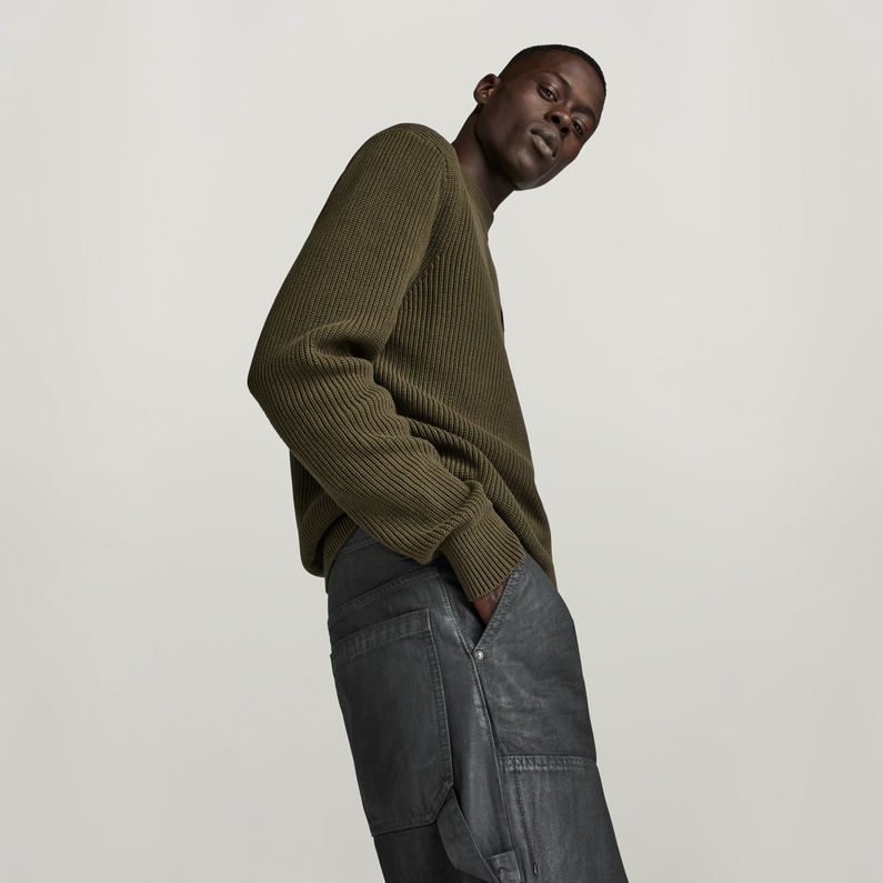 G-STAR® Pullover Knitted Sweatshirt Grün