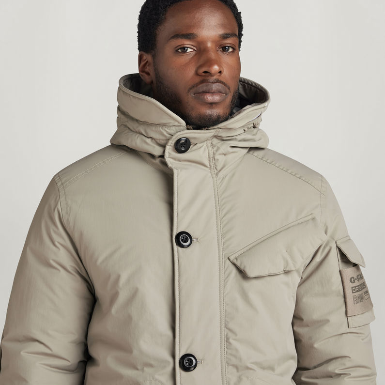 G-STAR® Vodan Gewatteerde Parka Met Capuchon Grijs