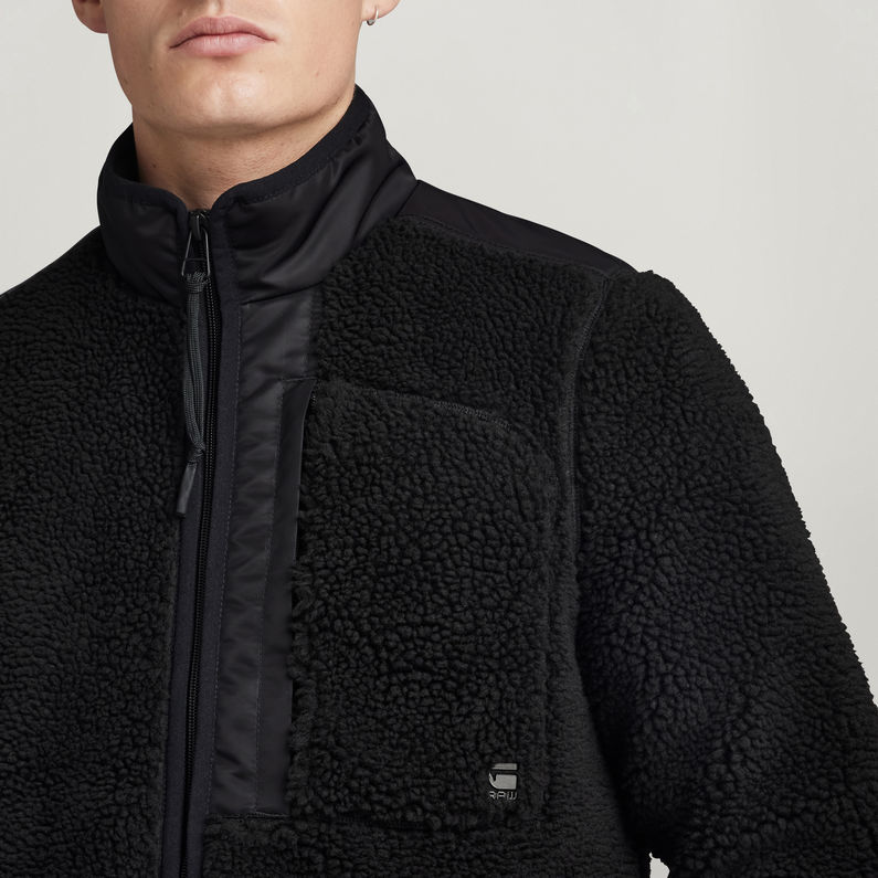 G-STAR® Fleece Jack Zwart