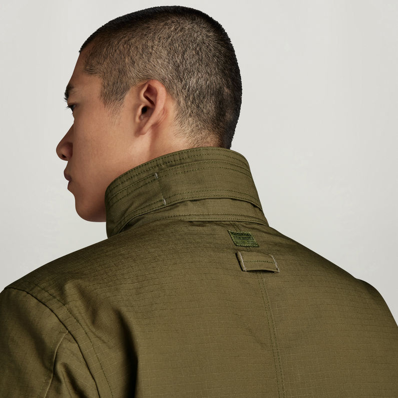 G-STAR® Gewatteerde Trenchcoat Groen