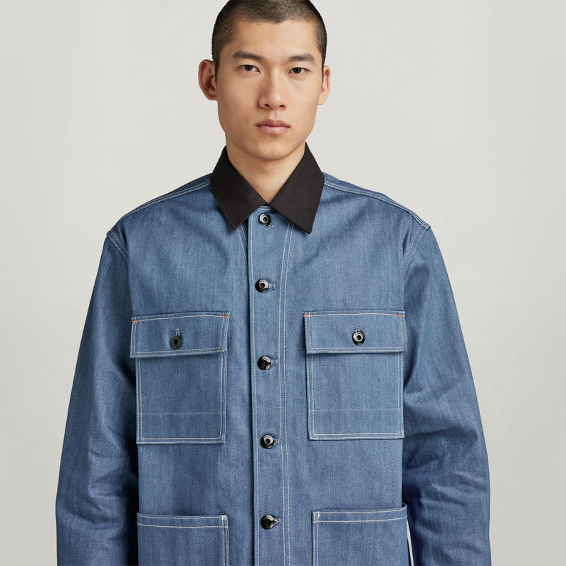 G-STAR® Premium Chore Jacke Dunkelblau