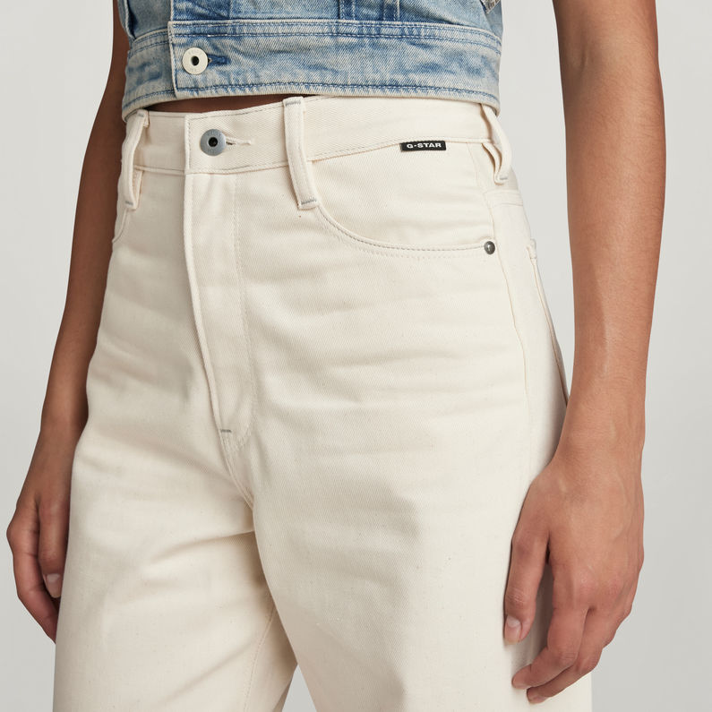 G-STAR® Jeans Stray Ultra High Loose Contrast Blanco