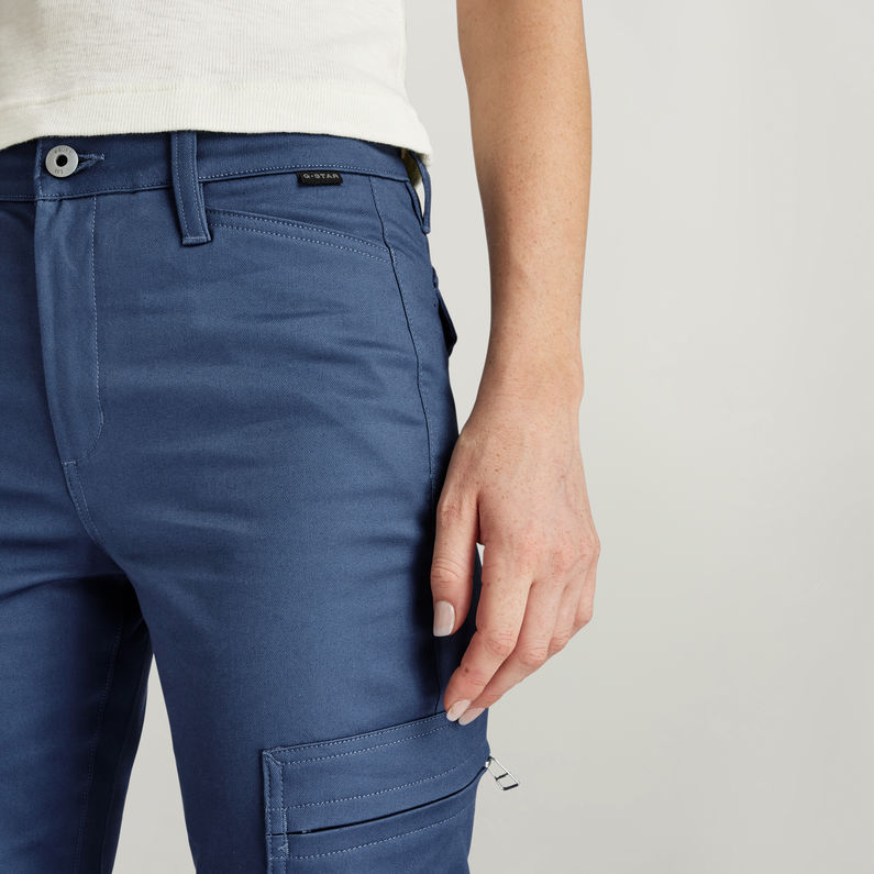 G-STAR® Pantalon Slim Cargo Bleu moyen