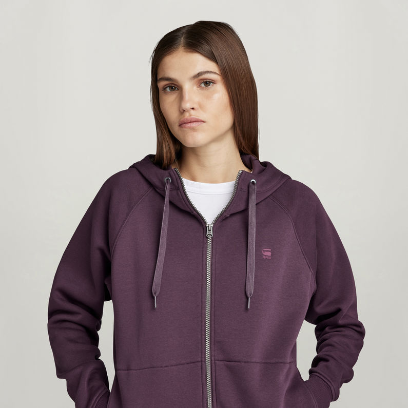 G-STAR® Premium Core 2.1 Hoodie Met Rits Paars