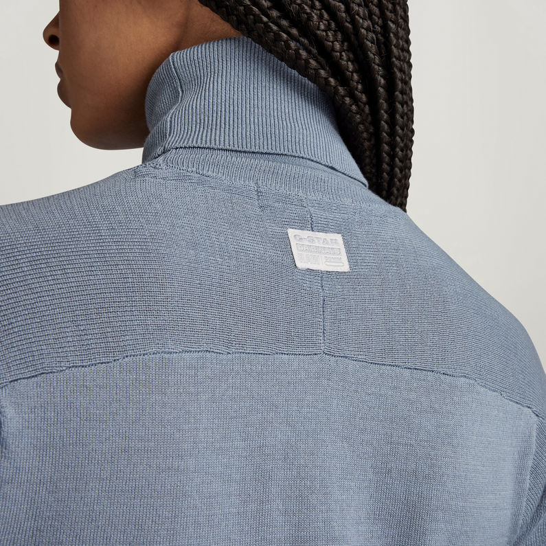 G-STAR® Core Slim Turtle Knitted Pullover Grau