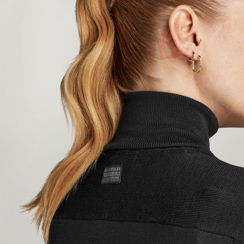 G-STAR® Pull En Maille Core Slim Turtle Noir