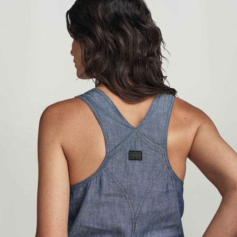 G-STAR® Combinaison 3D Bib Bleu foncé