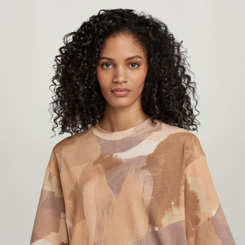 G-STAR® Boxy U T-Shirtjurk Allover Meerkleurig
