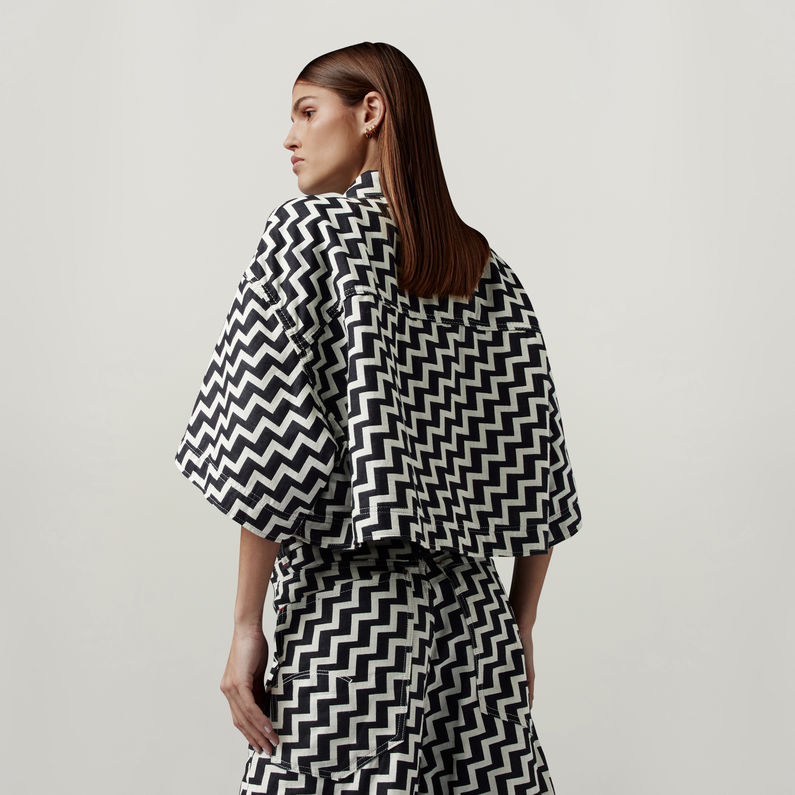 G-STAR® E Cropped Shirt ダークブルー