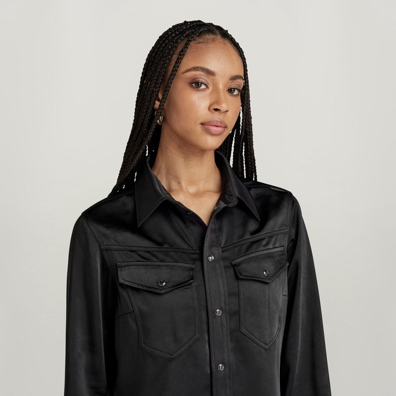 G-STAR® Slim Hemd Schwarz