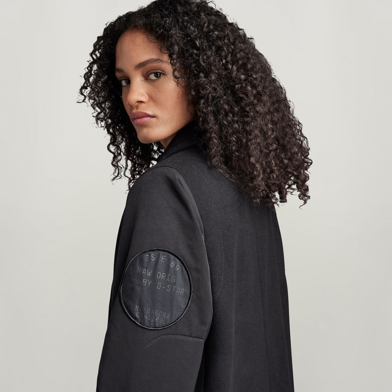 G-STAR® Abrigo Long Wool Negro