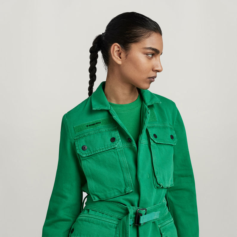 G-STAR® Veste 70S Field Denim Vert