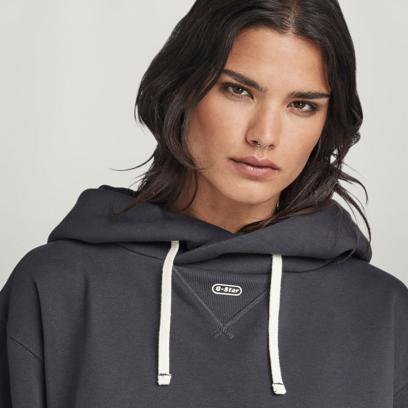 G-STAR® Loose Hoodie Jurk Grijs