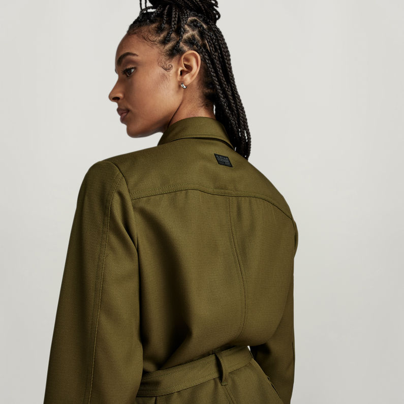 G-STAR® Vestido camisero Military Verde