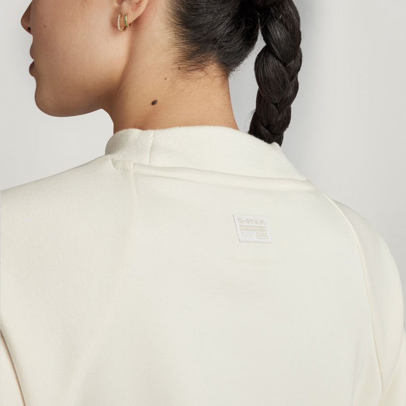 G-STAR® Mock Raglan Sweat Dress Beige