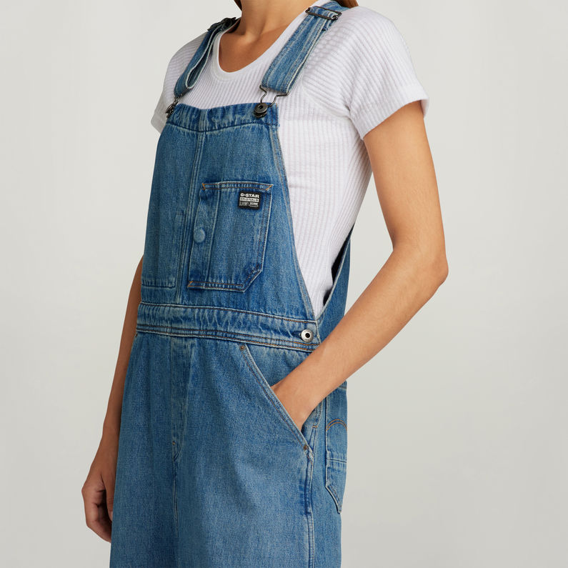 G-STAR® Dungaree Kleid Mittelblau