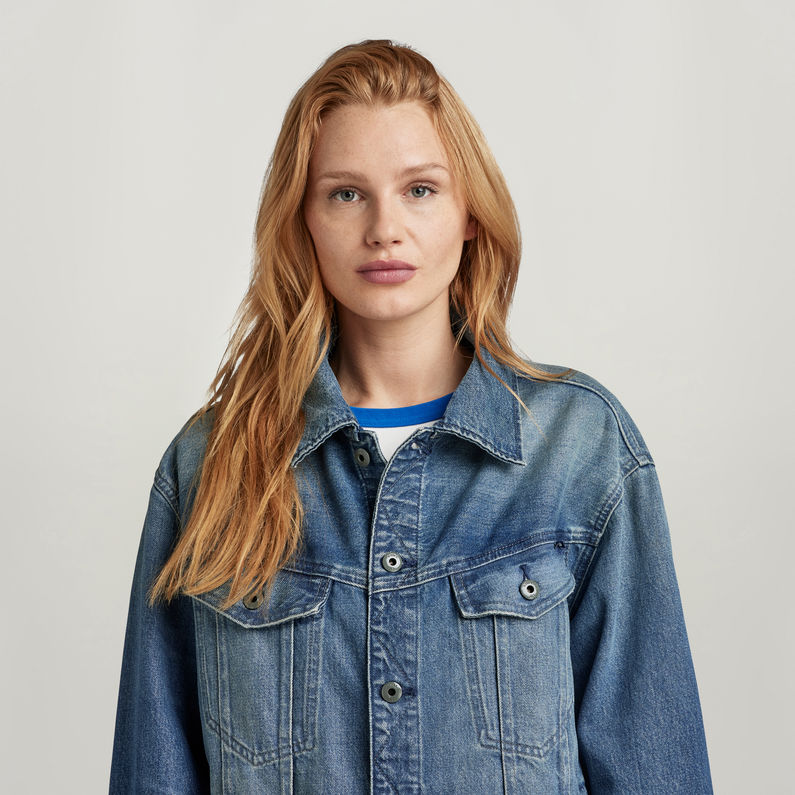 G-STAR® Oversized Western Jacket Evergreen ミディアムブルー