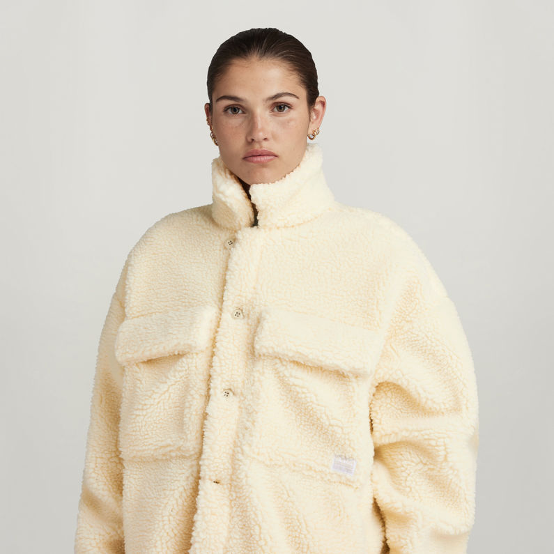G-STAR® Sobrecamisa Oversized Teddy Beige