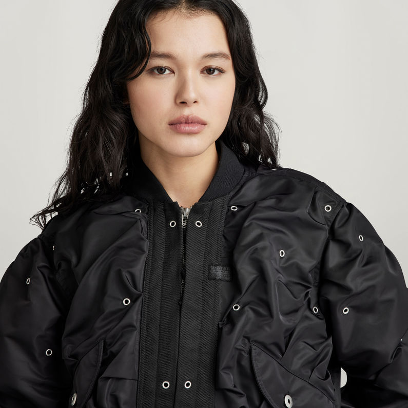 G-STAR® Cropped Party Bomber Black