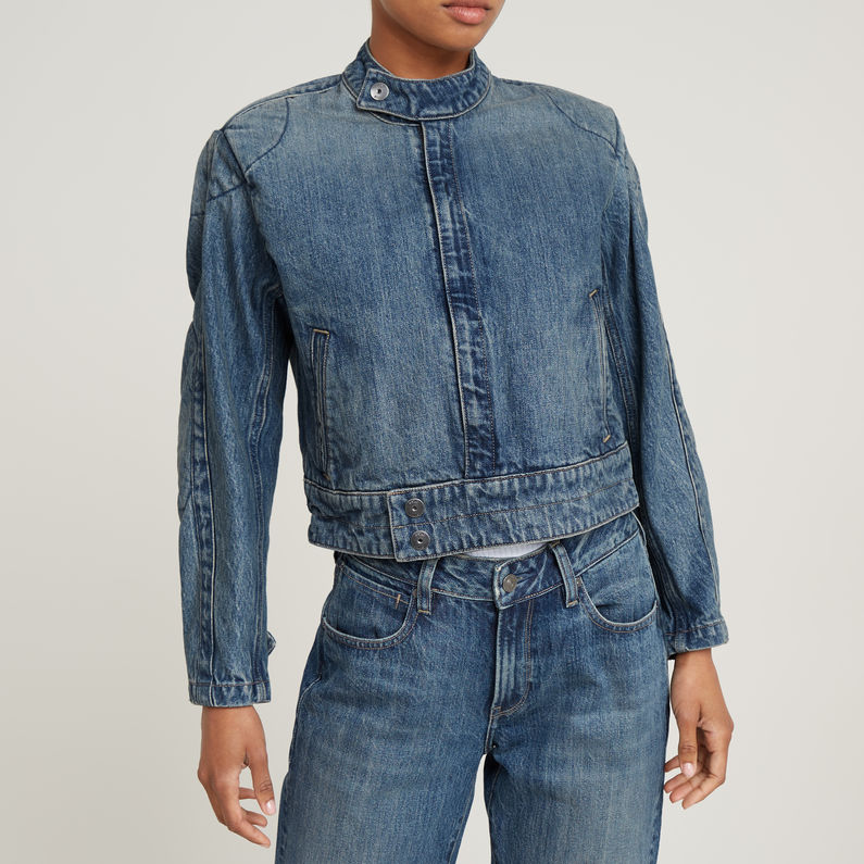 G-STAR® Short Moto Jacket Medium blue