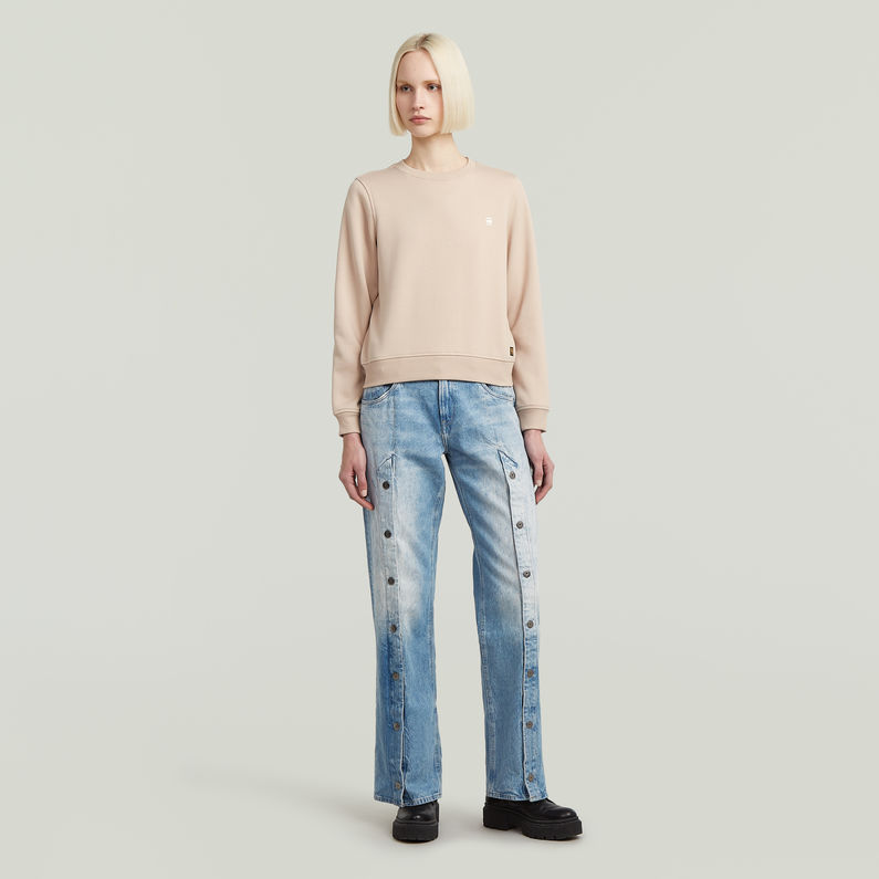 G-STAR® Logo Crew Sweater Pink