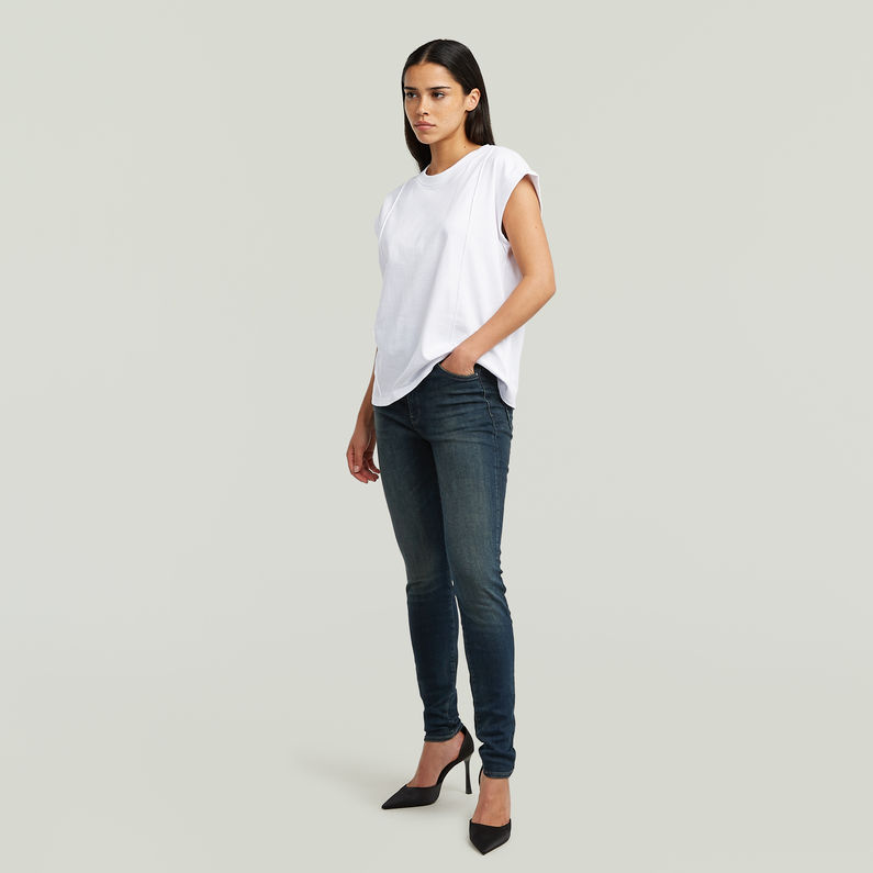 G-STAR® Kafey Ultra High Skinny Jeans Donkerblauw