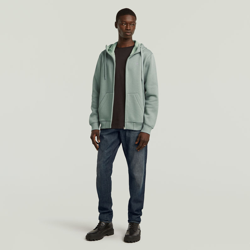 G-STAR® Premium Core Hooded Zip Sweater Light blue