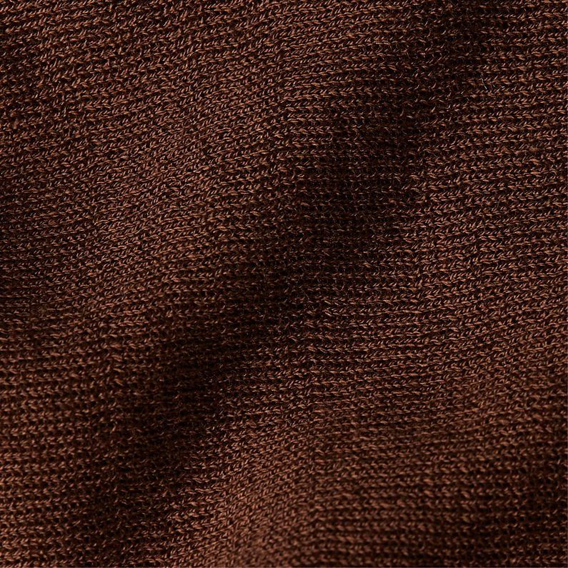 G-STAR® Top de punto Core Roll Neck Marrón