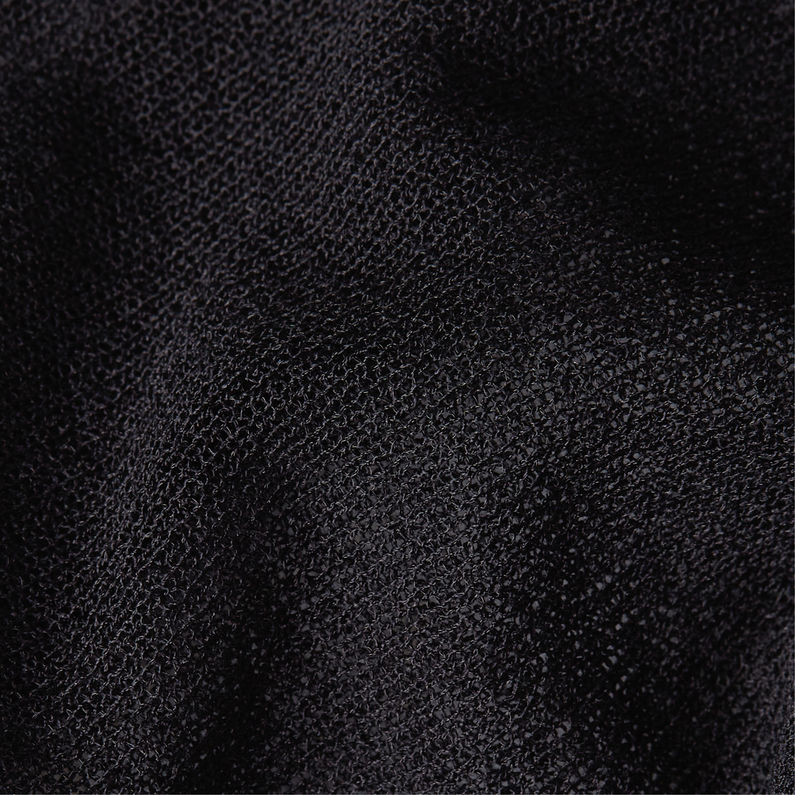 G-STAR® Jersey Sheer Loose Turtle Knitted Negro