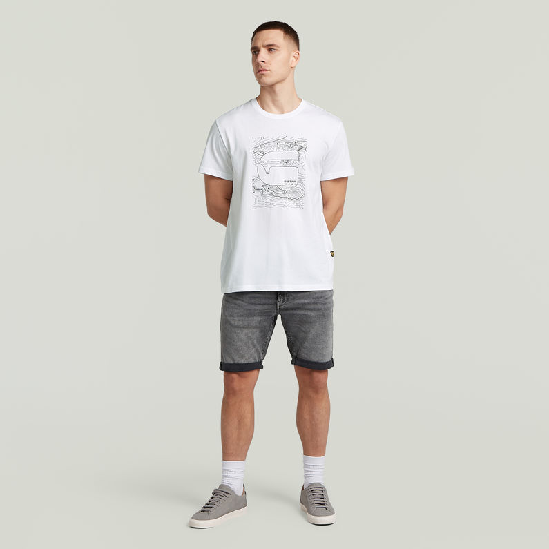 G-STAR® 3301 Slim Shorts Grau