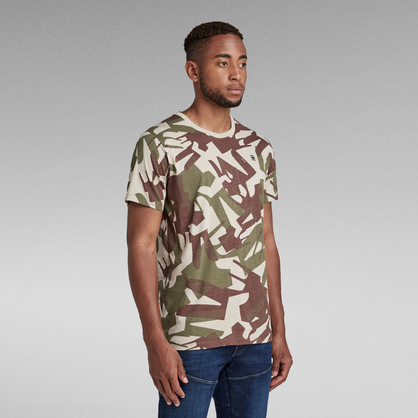 eksplosion Diskant Manager Camo Allover T-Shirt | Multi color | G-Star RAW® US