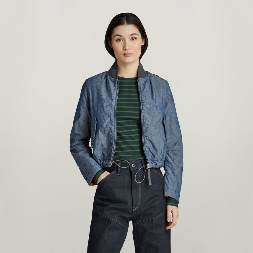 g-star.com | Padded Drawstring Bomber