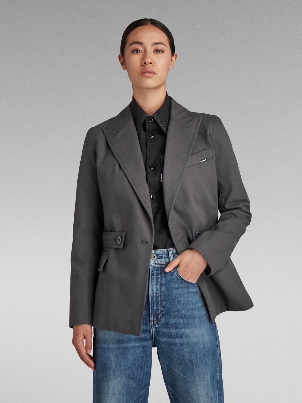 Skinny double breasted blazer new arrivals