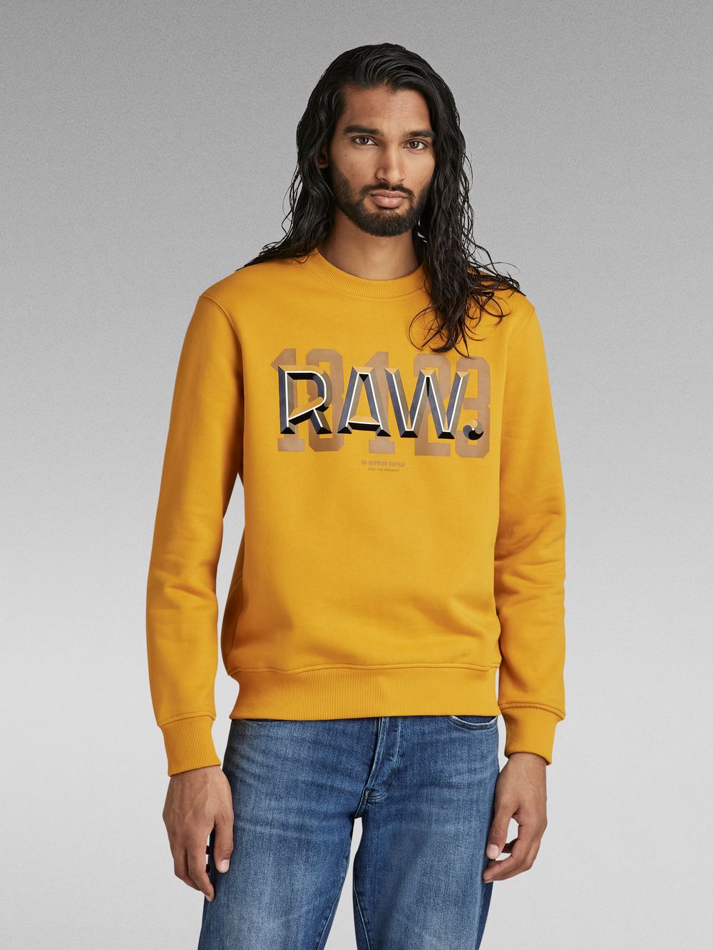 Raw Dot Sweater Yellow G STAR ZA