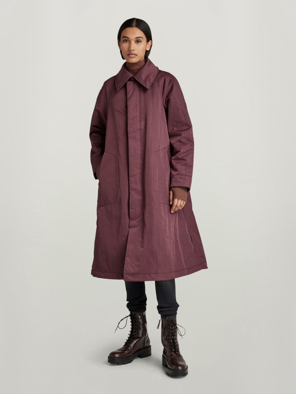G star garber padded trench coat deals