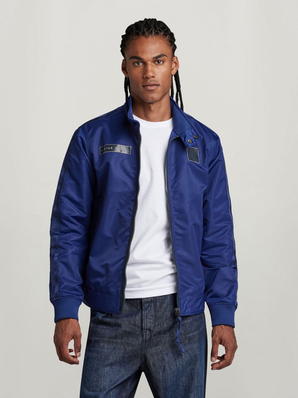 Harrington Jacket Medium blue G STAR ZA