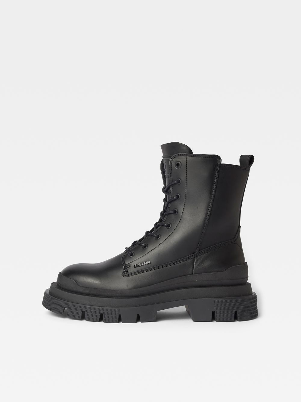 Lintell Contrast Sole Hiker Leather Boots Multi color G STAR ZA