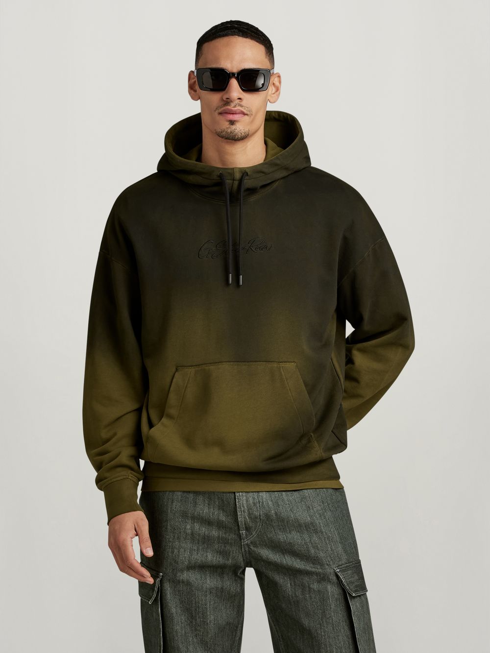 Green g star hoodie discount