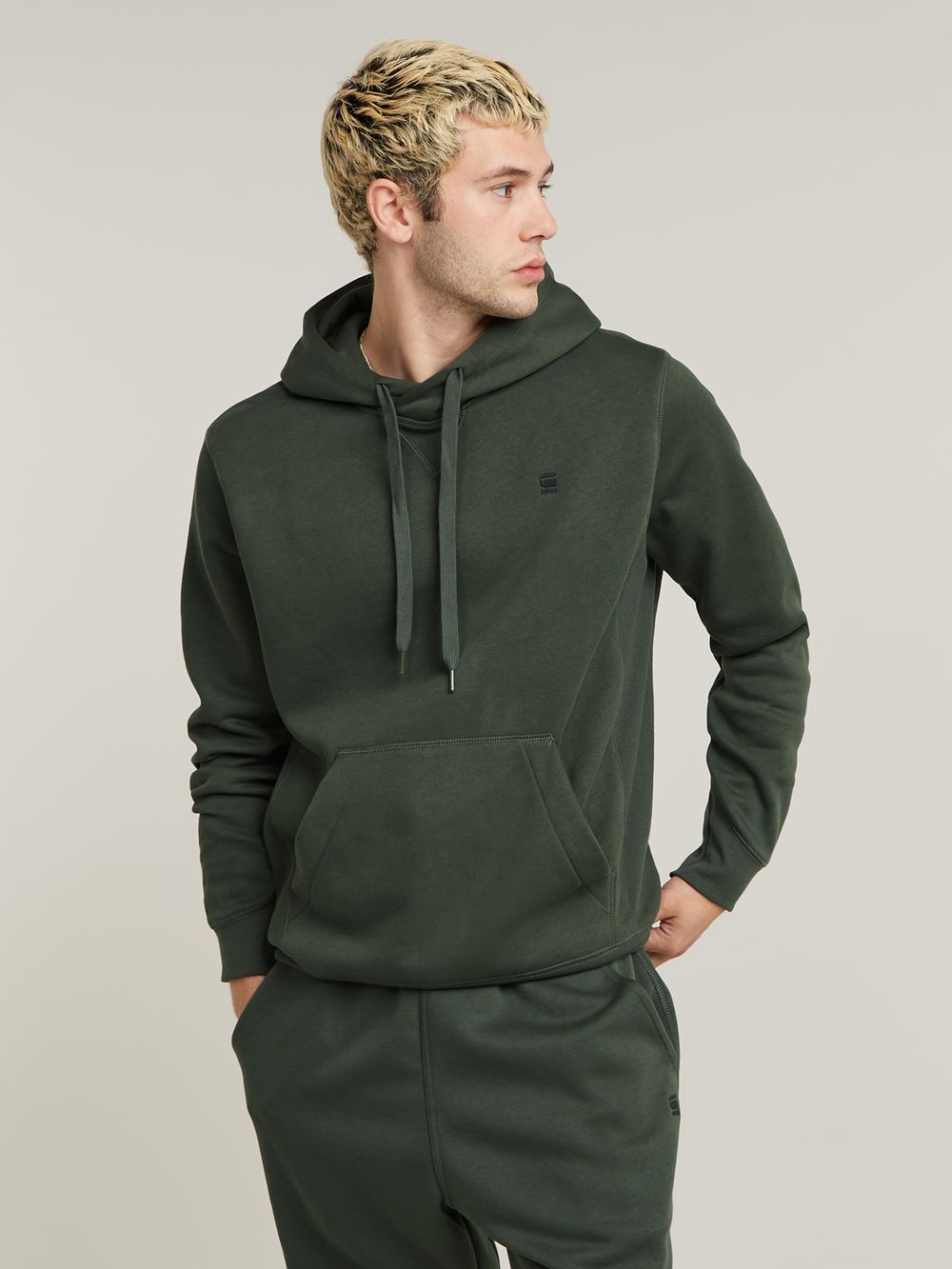 Premium Core Hooded Sweater Grey G STAR AU