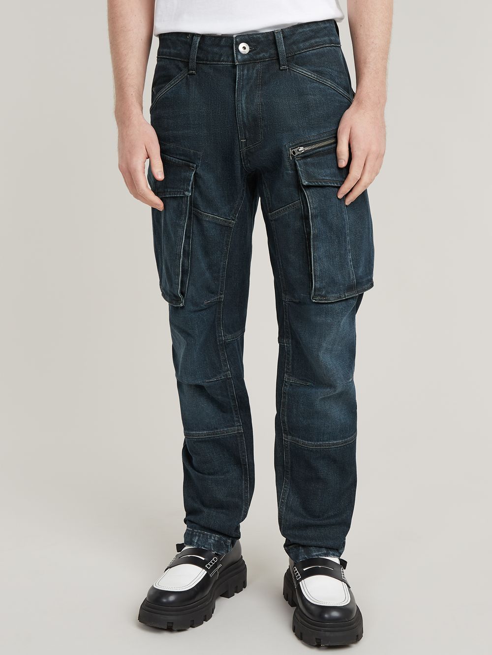 Rovic Zip 3D Regular Tapered Denim Jeans | Dark blue | G-STAR® US