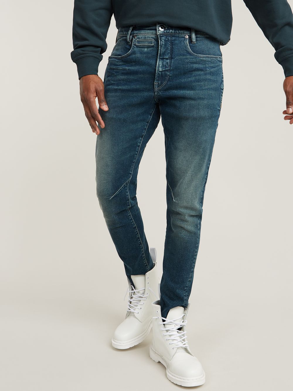 D-Staq 3D Slim Jeans | Medium blue | G-STAR® US