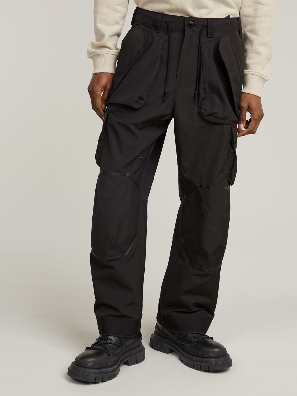 3D Relaxed Knee Cargo Pants | Black | G-STAR® US
