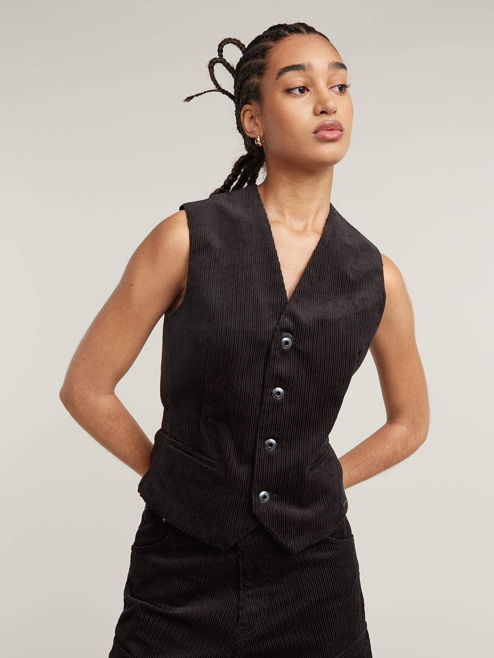 Denim Waistcoat Dark blue G STAR AU