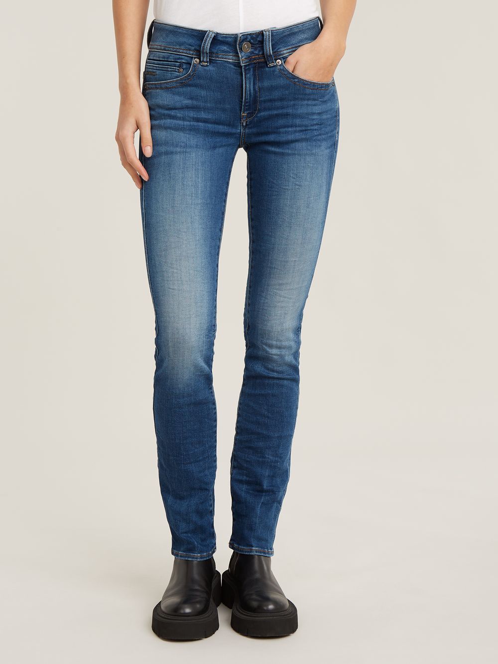 Midge Straight Jeans Dark blue G STAR AU