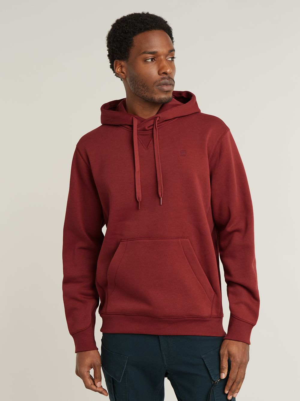 Premium Core Hooded Zip Sweater Green G STAR KR