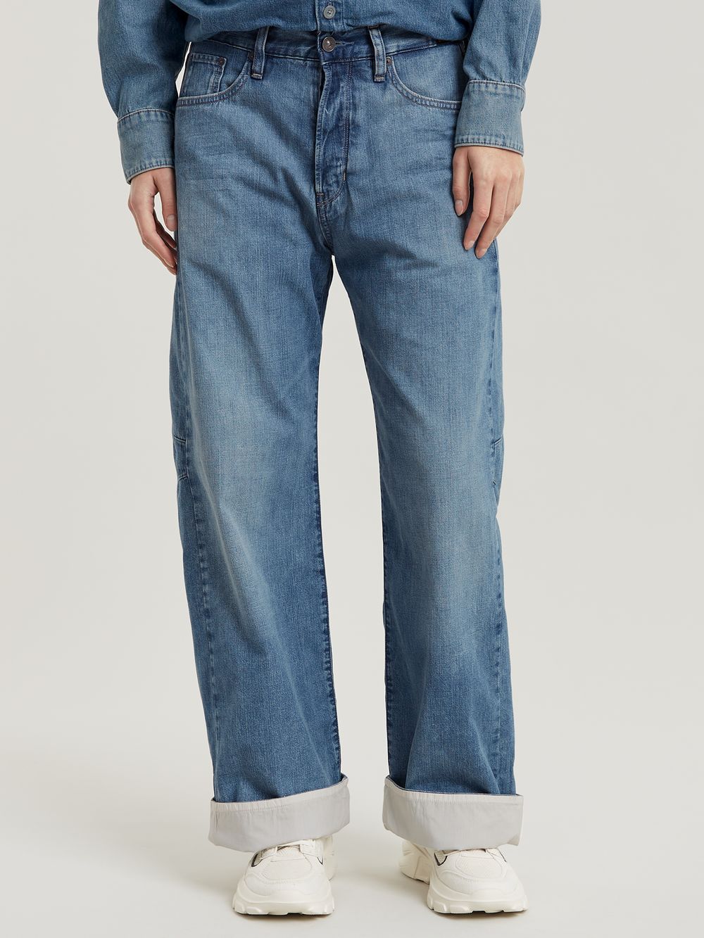 Bowey 3D Lined Loose Jeans | Medium blue | G-STAR® US